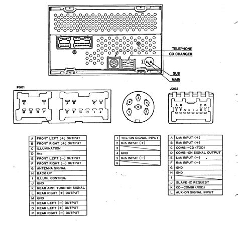 Factory To Aftermarket Radio Wiring Diagram For 1996 Nissan Maxima